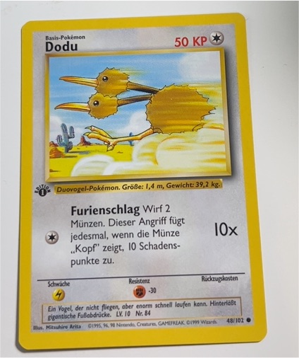 1999 Pokémon Base Set #48 Doduo — front