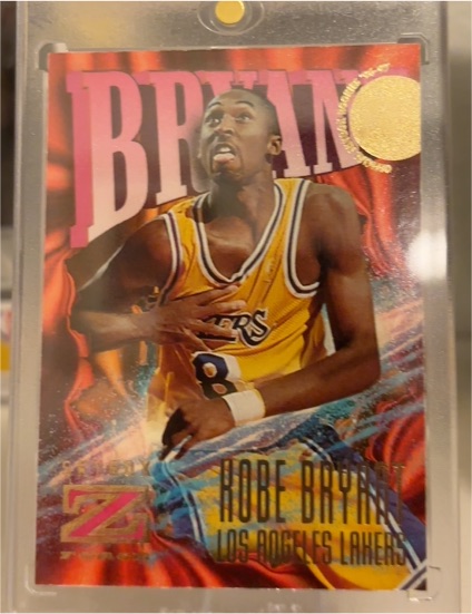 1996-97 Skybox Z-Force #142 Kobe Bryant Rookie Card — front