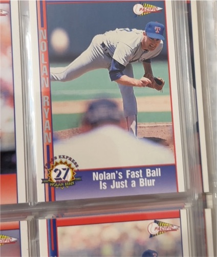 1993 Pacific Nolan Ryan Texas Express 27 Seasons #240 — front