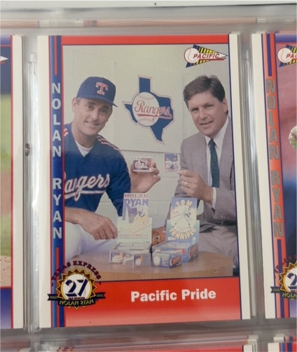 1993 Pacific Texas Express Pacific Pride #250 Nolan Ryan — front