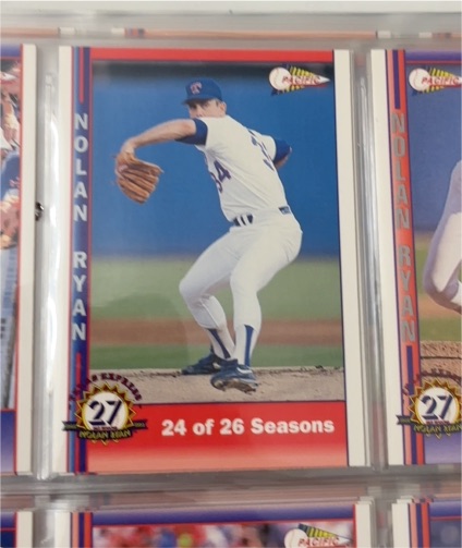 1993 Pacific Texas Express 27 Seasons #234 Nolan Ryan — front