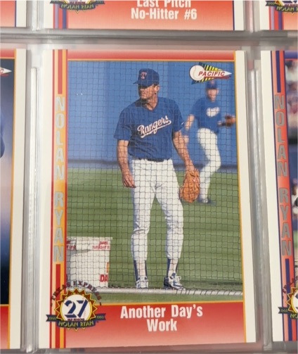 1993 Pacific Nolan Ryan 27th Season #236 — front