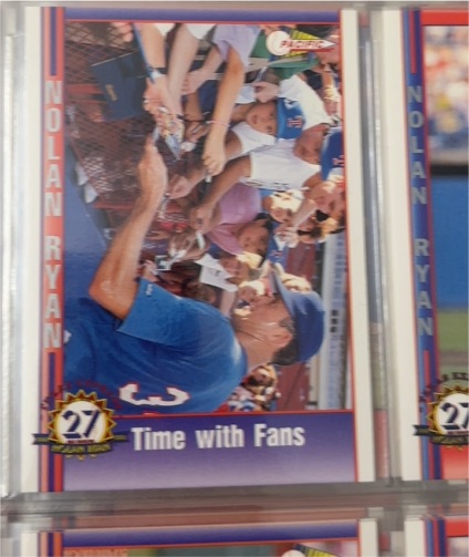 1993 Pacific Nolan Ryan Texas Express #183 Time with Fans — front