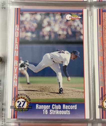 1993 Pacific Nolan Ryan Texas Express #62 — front