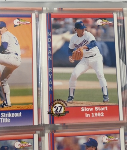 1993 Pacific Texas Express 27 Seasons #27 Nolan Ryan — front