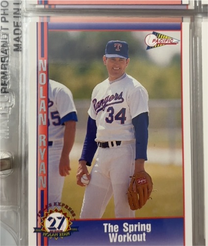 1993 Pacific Nolan Ryan 27th Season #87 The Spring Workout — front