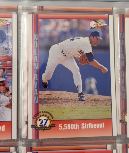 1993 Pacific Nolan Ryan Texas Express 27th Season #239 Nolan Ryan — front