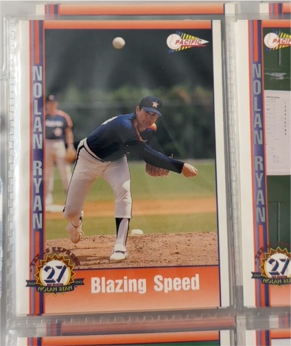 1991 Pacific Nolan Ryan Texas Express I #90 — front