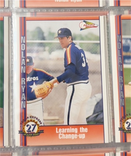 1991 Pacific Nolan Ryan Texas Express #33 — front