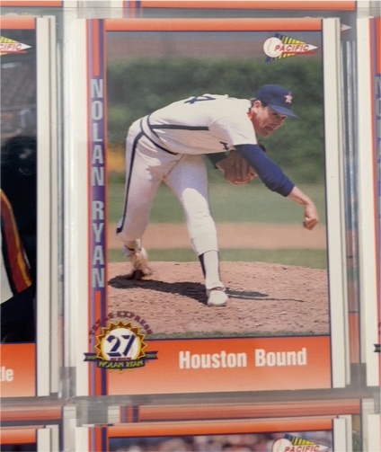 1993 Pacific #27 Nolan Ryan Houston Bound — front