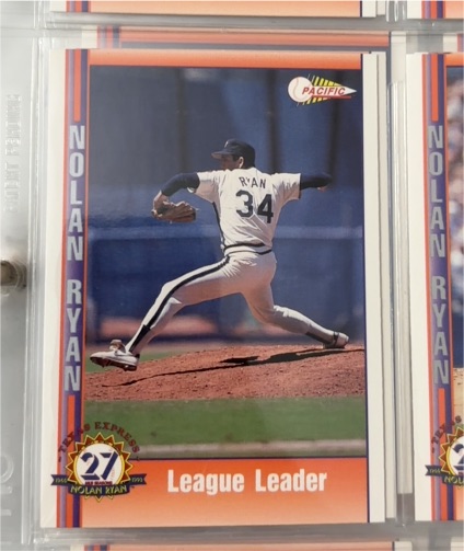 1993 Pacific Nolan Ryan Texas Express 27 Seasons #239 Nolan Ryan — front