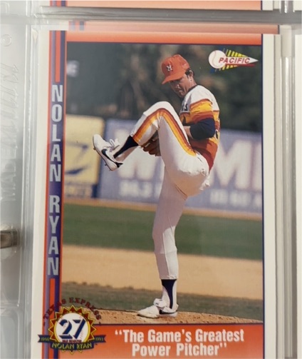 1993 Pacific Nolan Ryan "The Game's Greatest Power Pitcher" #38 — front