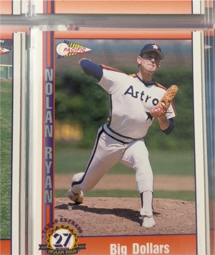 1992 Pacific Nolan Ryan Texas Express II #141 Big Dollars — front