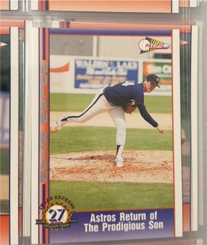 1993 Pacific #163 Nolan Ryan Astros Return of The Prodigious Son — front