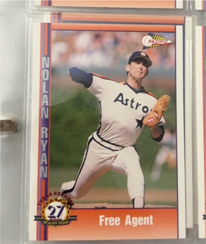 1993 Pacific #27 Nolan Ryan — front