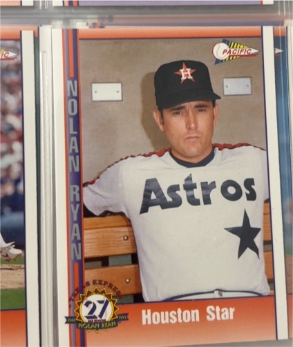 1993 Pacific Texas Express #159 Houston Star Nolan Ryan — front