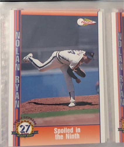 1993 Pacific Texas Express #157 Nolan Ryan Spoiled in the Ninth — front