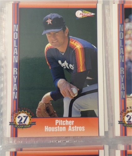1991 Pacific Nolan Ryan Texas Express #48 Pitcher Houston Astros — front