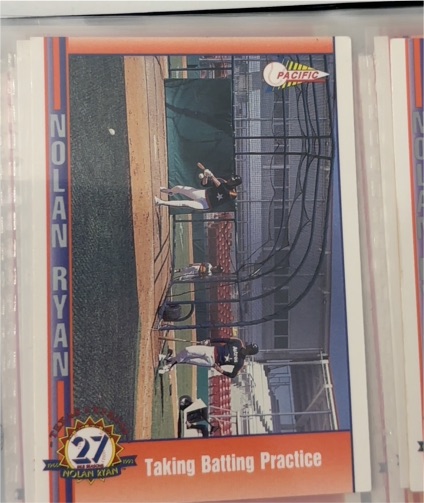 1993 Pacific Nolan Ryan Texas Express 27 Seasons #166 Nolan Ryan — front