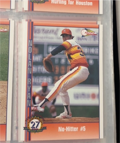 1993 Pacific Nolan Ryan No-Hitter #5 — front