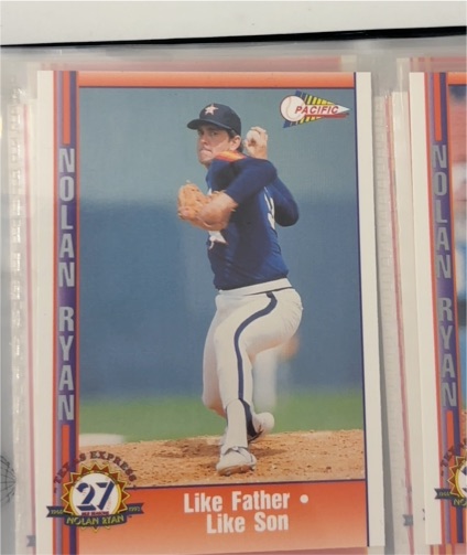 1992 Pacific Texas Express II #156 Nolan Ryan — front