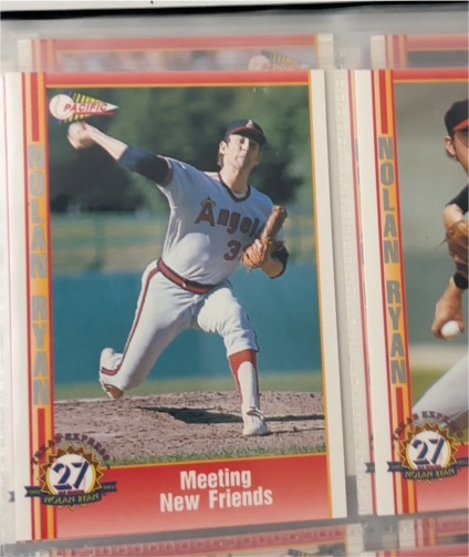 1993 Pacific Nolan Ryan #27 Meeting New Friends — front