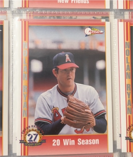 1992 Pacific Nolan Ryan #127 20 Win Season — front