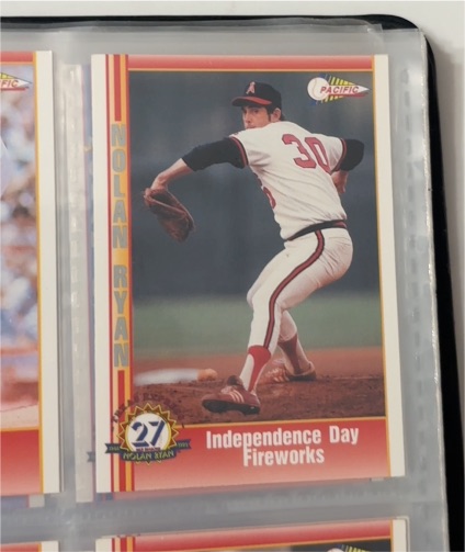 1993 Pacific Nolan Ryan #27 Independence Day Fireworks — front
