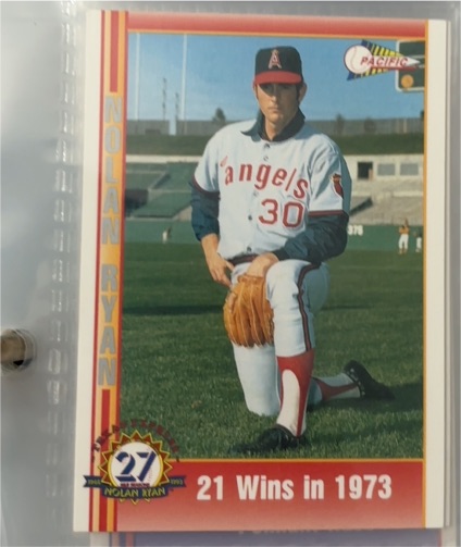 1991 Pacific Nolan Ryan Texas Express I #28 Nolan Ryan — front