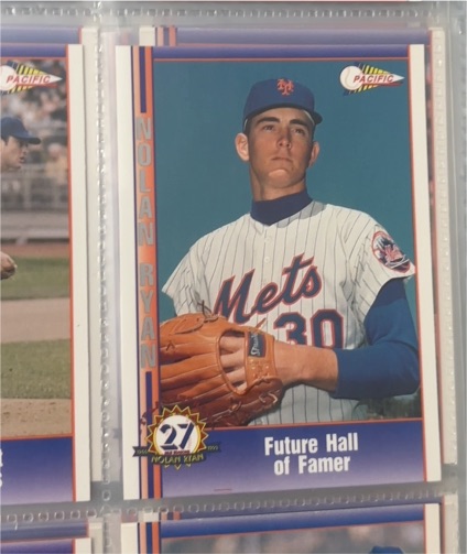 1993 Pacific Nolan Ryan Texas Express #27 Future Hall of Famer — front