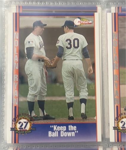 1991 Pacific Nolan Ryan Texas Express #11 — front