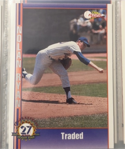 1993 Pacific Nolan Ryan Traded #123 — front