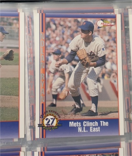 1993 Pacific Texas Express #239 Nolan Ryan Mets Clinch The N.L. East — front