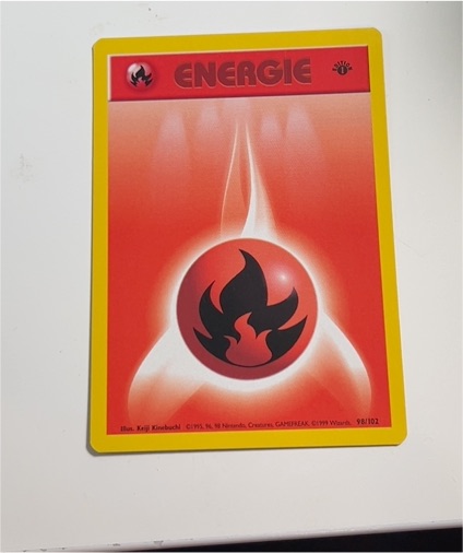1999 Pokémon Base Set #98 Fire Energy — front