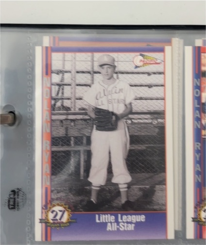 1990 Classic #27 Nolan Ryan Little League All-Star — front