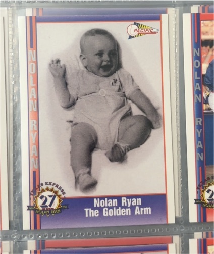 1992 Pacific Texas Express II #111 Nolan Ryan The Golden Arm — front