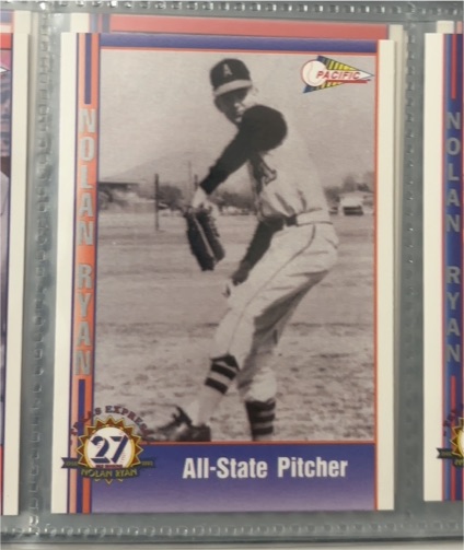 1993 Pacific Nolan Ryan All-State Pitcher 27th Season #113 — front