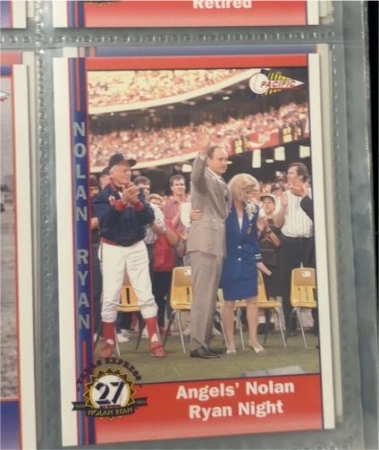 1993 Pacific Texas Express #243 Angels' Nolan Ryan Night — front