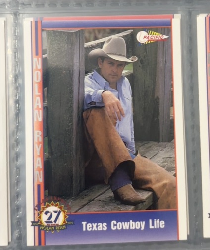 1991 Pacific #106 Nolan Ryan Texas Cowboy Life — front