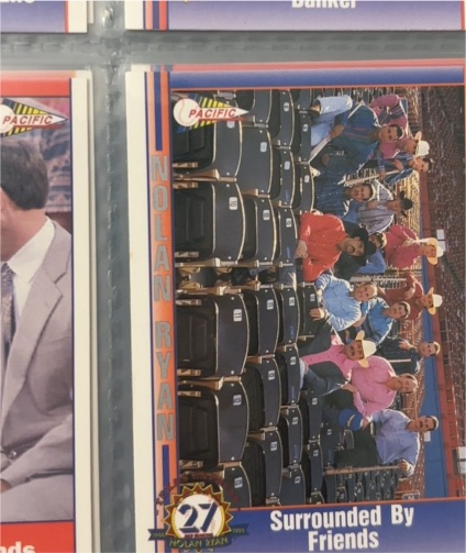 1992 Pacific Nolan Ryan #Surrounded By Friends — front