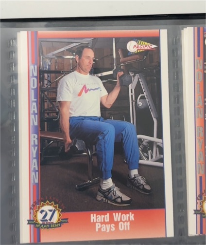 1992 Pacific Nolan Ryan Texas Express II #207 Hard Work Pays Off — front