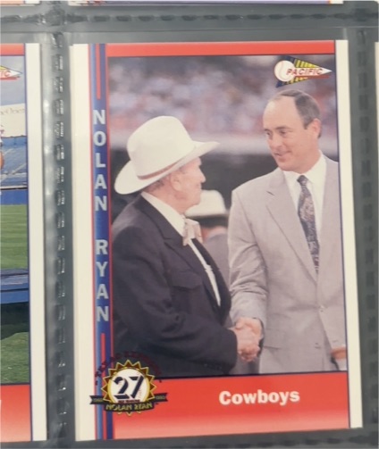 1993 Pacific Texas Express #246 Cowboys Nolan Ryan — front