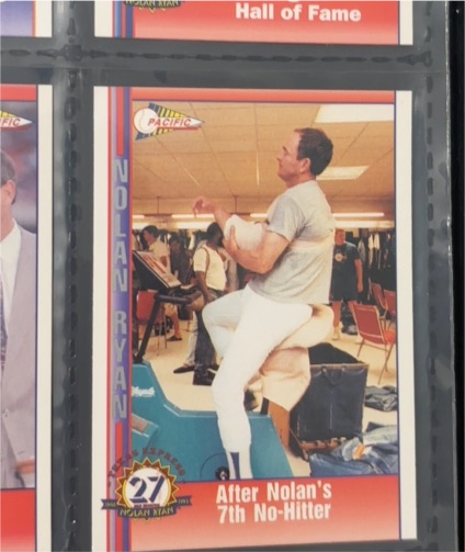 1993 Pacific Texas Express #178 After Nolan's 7th No-Hitter Nolan Ryan — front