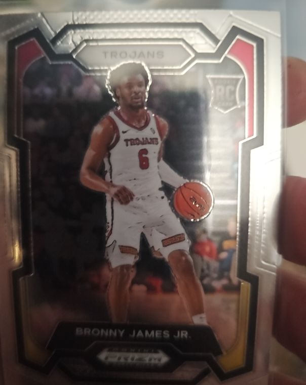 2024 Panini Prizm Draft Picks #86 Bronny James Jr. — front