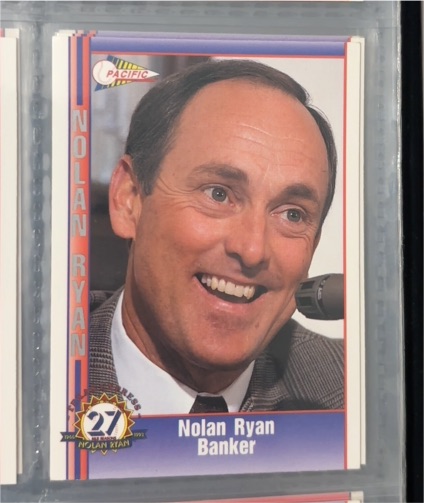 1992 Pacific #182 Nolan Ryan Banker — front