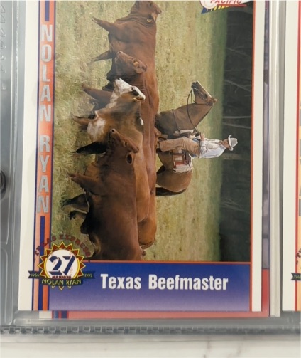 1993 Pacific #104 Nolan Ryan Texas Rangers Beefmaster — front