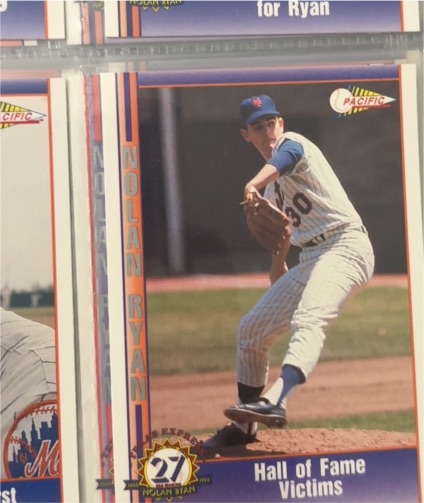 1993 Pacific Nolan Ryan 27th Season Baseball #123 Traded — front