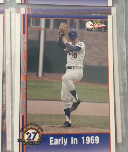 1993 Pacific Texas Express #8 Nolan Ryan — front