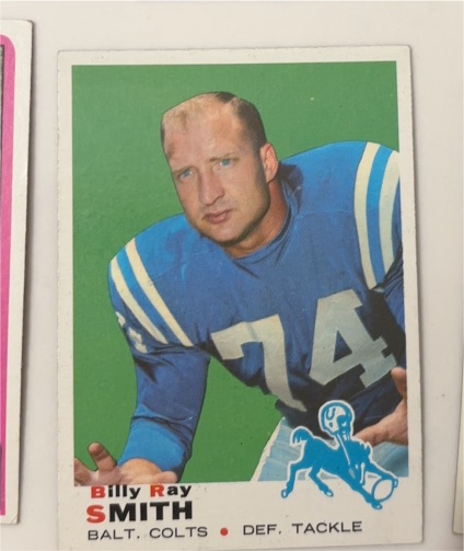 1969 Topps #185 Billy Ray Smith — front