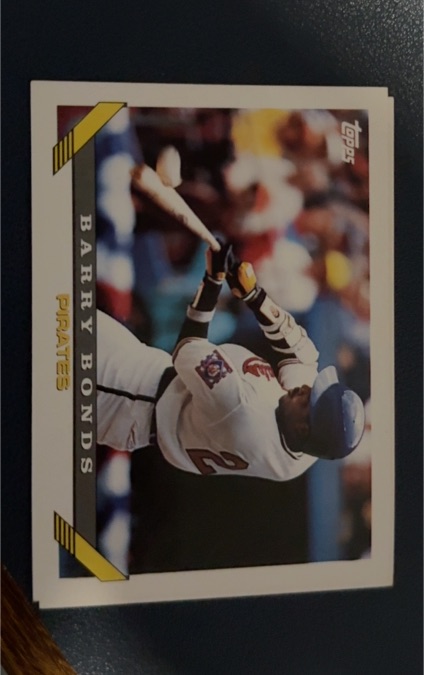 1993 Topps #2 Barry Bonds — front